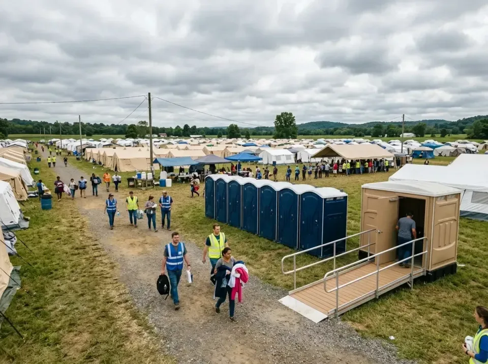 disaster-relief-camp-restrooms-010 — frequently asked questions, Dumpster & Portable Bathrooms Rental in Hamilton, IL